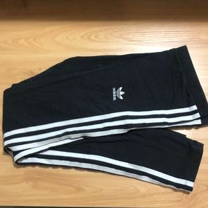 Gently Used Black Adidas Leggings